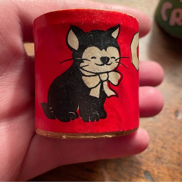 SET OF 2 VINTAGE “CAT CRY” TOY FROM JAPAN 50’s 60’s Beautiful Condition RARE! - Picture 2 of 16